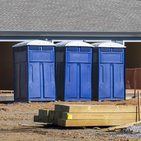 what is the expected delivery and pickup timeframe for the portable restrooms in Summersville Missouri
